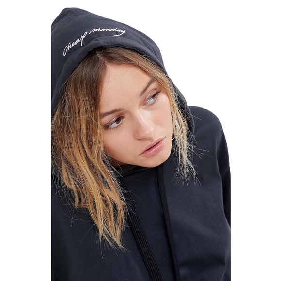 • Cheap Monday • Long Hoodie Tee - Picture 2 of 4